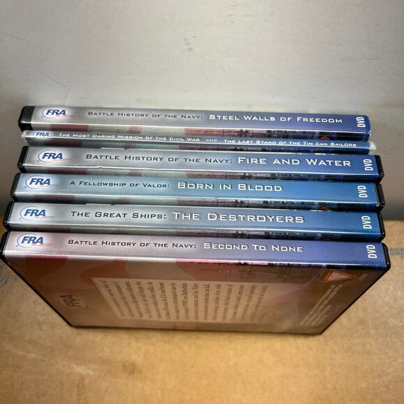 FRA Shipmates 6 DVD Series History of the U.S. Navy Seals plus others SEE PICS - Picture 2 of 13